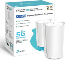 Lade das Bild in den Galerie-Viewer, TP-Link Deco X50 5G LTE WiFi 6 AX3000 Router 3 RJ45 2 RP-SMA-Anschlüsse für externe Antenne