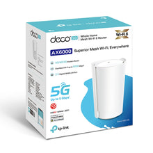 Lade das Bild in den Galerie-Viewer, TP-Link Deco X80 5G LTE WiFi 6 AX6000 Router 2 RJ45 RJ11 2 externe Antenne SMA-Anschluss