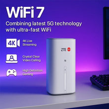 Lade das Bild in den Galerie-Viewer, ZTE G5 MC8520B 5G CPE WLAN 7 Gigabit RJ11 2 TS9 für externe Antenne