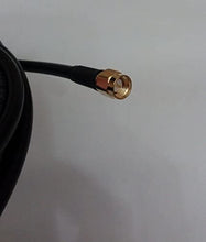 Lade das Bild in den Galerie-Viewer, SMA-Buchse auf SMA-Stecker Verlängerungskabel 2 x 2,5 m ALSR200 Schwarz für externe Antenne und 4G LTE 5G MIMO-Router