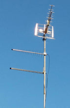 Lade das Bild in den Galerie-Viewer, LowcostMobile RAD5G-ULTRA-7003800 10,5dbi 2x10m 4G LTE 5G + WiFi DUO SMA Schwarzes Kabel WL240 für Huawei B525, B715, B818, Asus, TP LINK, Netgear +