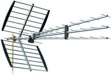 Lade das Bild in den Galerie-Viewer, LowcostMobile RAD47-DVB-TRIPLEX 33,5 dBi F Aktiver Vorverstärkerfilter 4G LTE 5G NR 700 800Mhz Outdoor TNT TV Antenne Trinappe DVB-T DVB-T2 47 Elemente