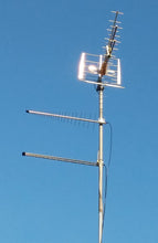 Lade das Bild in den Galerie-Viewer, LowcostMobile RAD5G-ULTRA-7003800 10,5dbi 2x70cm 4G LTE 5G + WiFi DUO SMA Schwarzes Kabel WL240 für Huawei B525, B715, B818, Asus, TP LINK, Netgear +