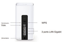 Lade das Bild in den Galerie-Viewer, TP-Link NX511v 5G Router WLAN Mesh 3 x RJ45 RJ11 WLAN 6 AX3000