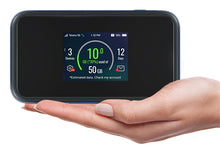 Lade das Bild in den Galerie-Viewer, ZTE MU5001 Schwarz Hotspot Pebble 5G 4G Kategorie 22 WiFi 6 4500mAh Akku mit Schnellladung