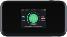 Lade das Bild in den Galerie-Viewer, ZTE MU5001 Schwarz Hotspot Pebble 5G 4G Kategorie 22 WiFi 6 4500mAh Akku mit Schnellladung