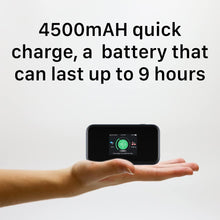 Lade das Bild in den Galerie-Viewer, ZTE MU5001 Schwarz Hotspot Pebble 5G 4G Kategorie 22 WiFi 6 4500mAh Akku mit Schnellladung