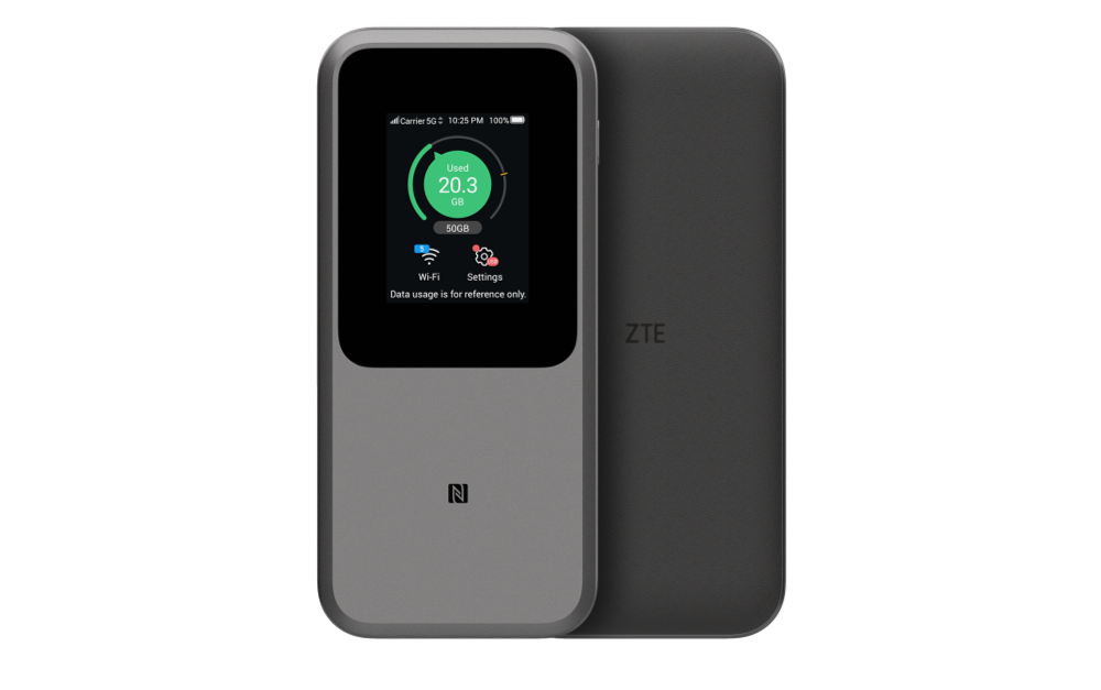 ZTE MU5120 MiFi Pebble 5G 4G WiFi 6 10000mAh Akku mit Schnellladung
