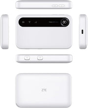Lade das Bild in den Galerie-Viewer, ZTE U50 5G MiFi Pocket Hotspot 4500 mAh Akku 2 x TS9 für externe Antenne

